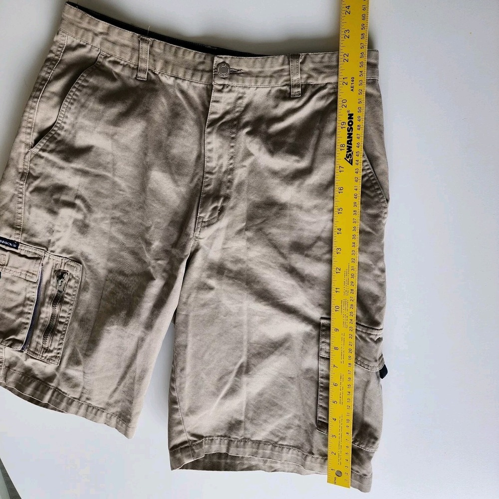 Men's Cargo Shorts in Khaki - Picture 9 of 12